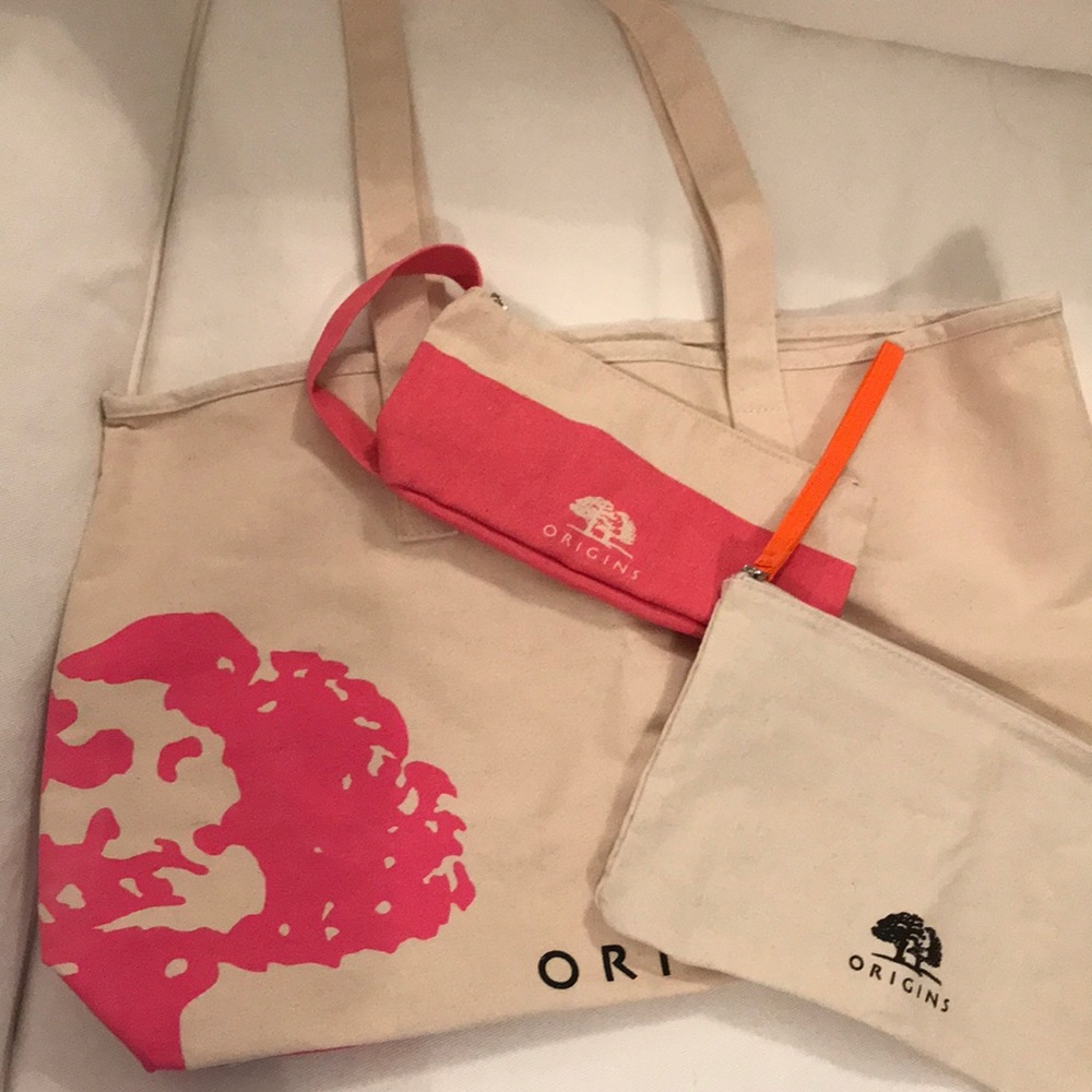 Origins Tote 👜 bag & 2 small makeup 💄 bags!!! - Picture 4 of 4